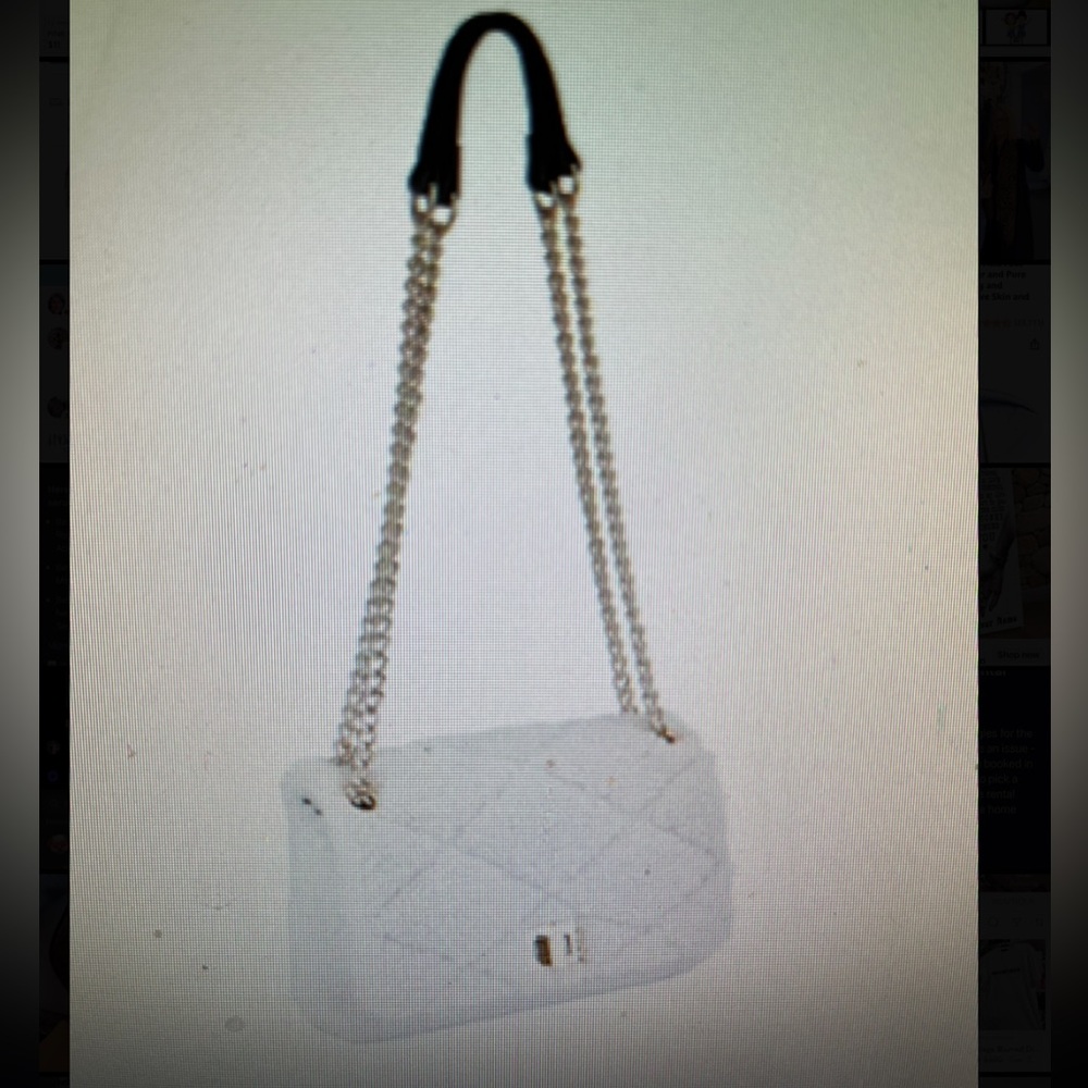 INTERNATIONAL CONCEPTS SOFT FLEECE AJAE CROSSBODY BAG IN IVORY NWT!